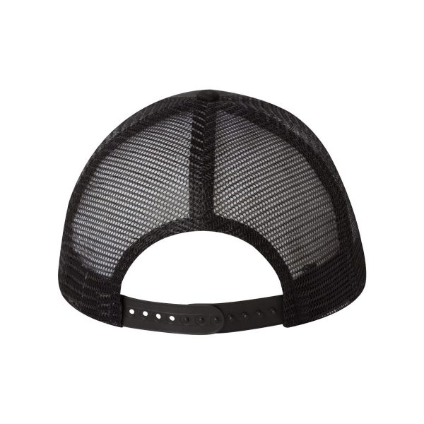 Valucap Black Twill Trucker Cap Online Sale - Image 2