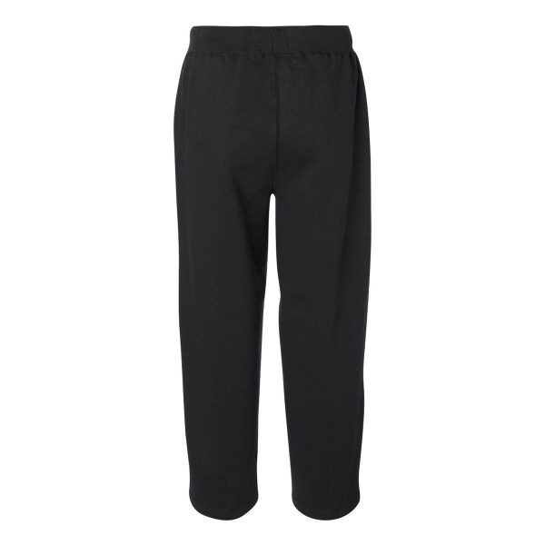 J. America Men s Black Premium Open Bottom Sweatpants For Discount - Image 2