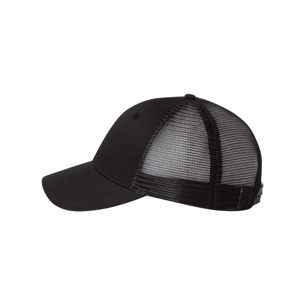 Valucap Black Twill Trucker Cap Online Sale - Image 3