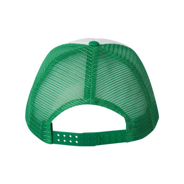 Valucap White Kelly Foam Trucker Cap Supply - Image 2