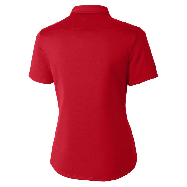 Cutter & Buck Women s Cardinal Red DryTec Fiona Polo For Sale - Image 2